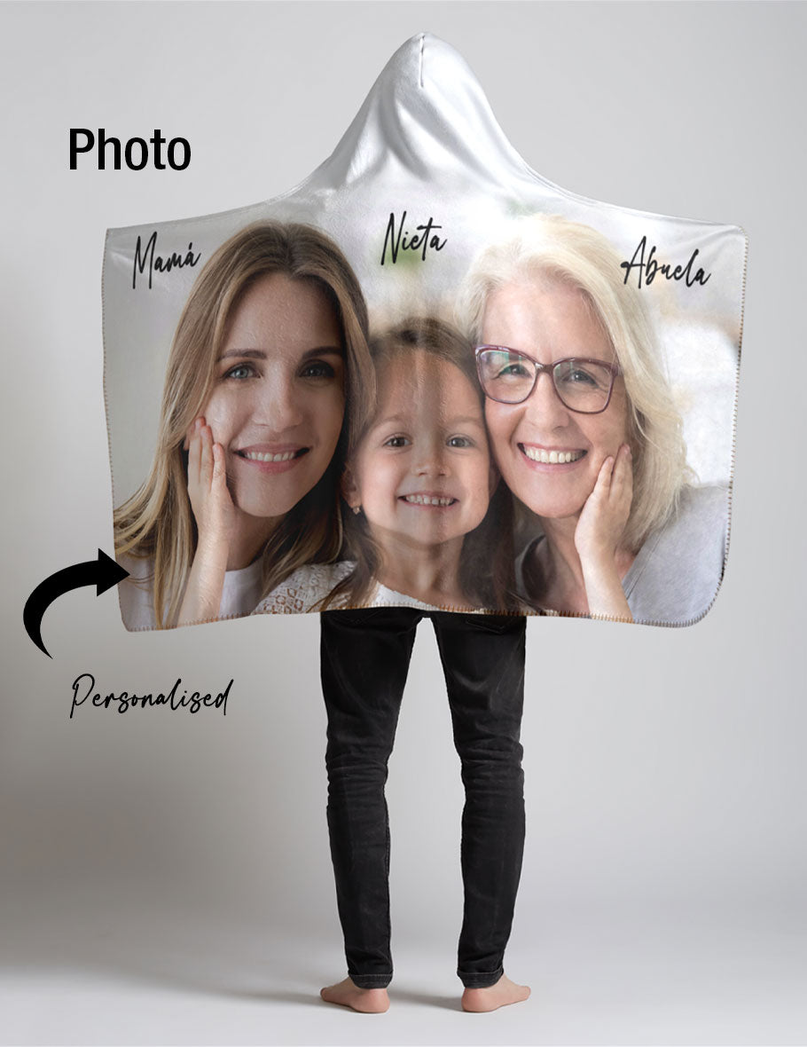 HOODED SHERPA BLANKET Custom #305