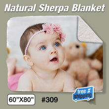 Load image into Gallery viewer, NATURAL SHERPA Mink 60X80 #309