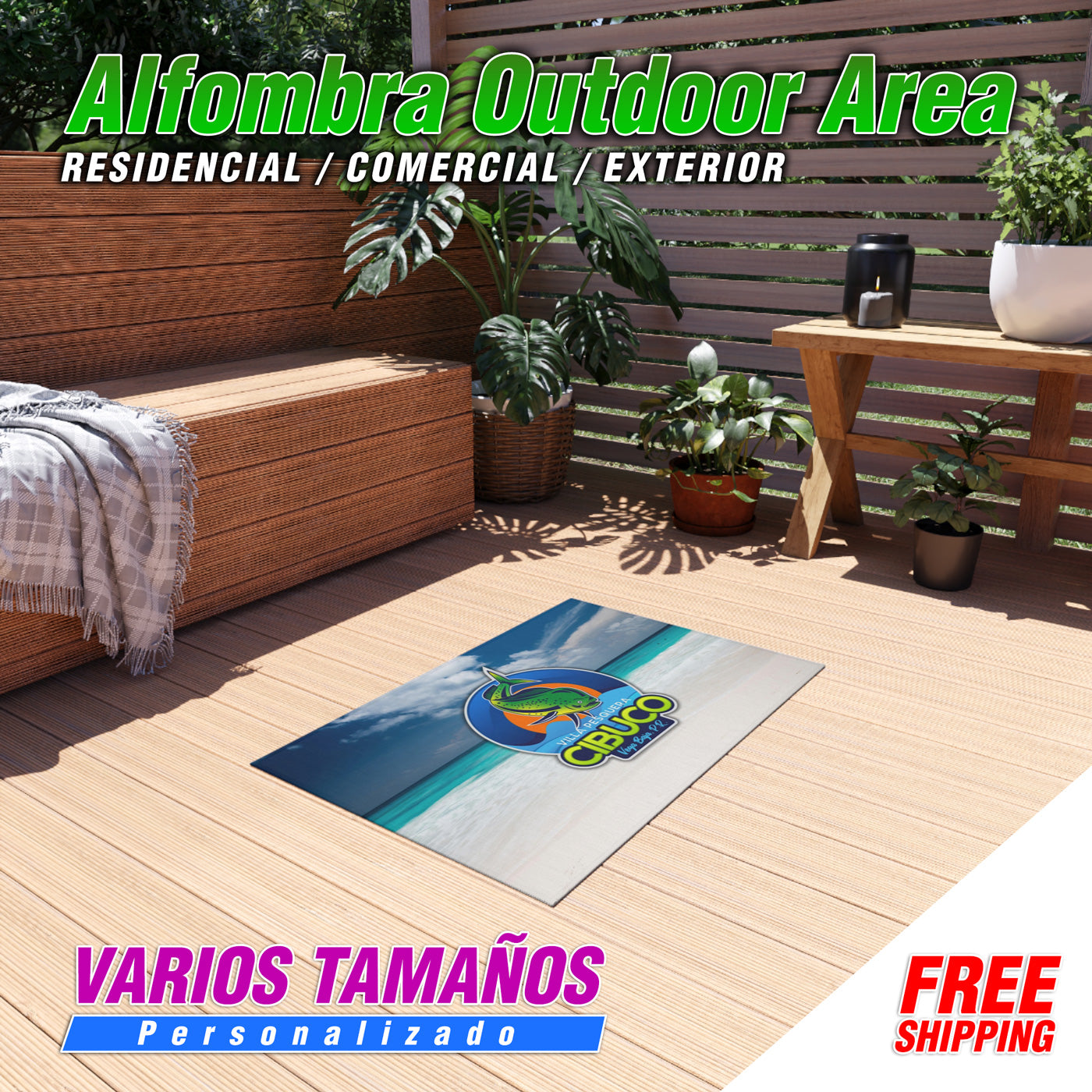 Alfombra Exterior Personalizada