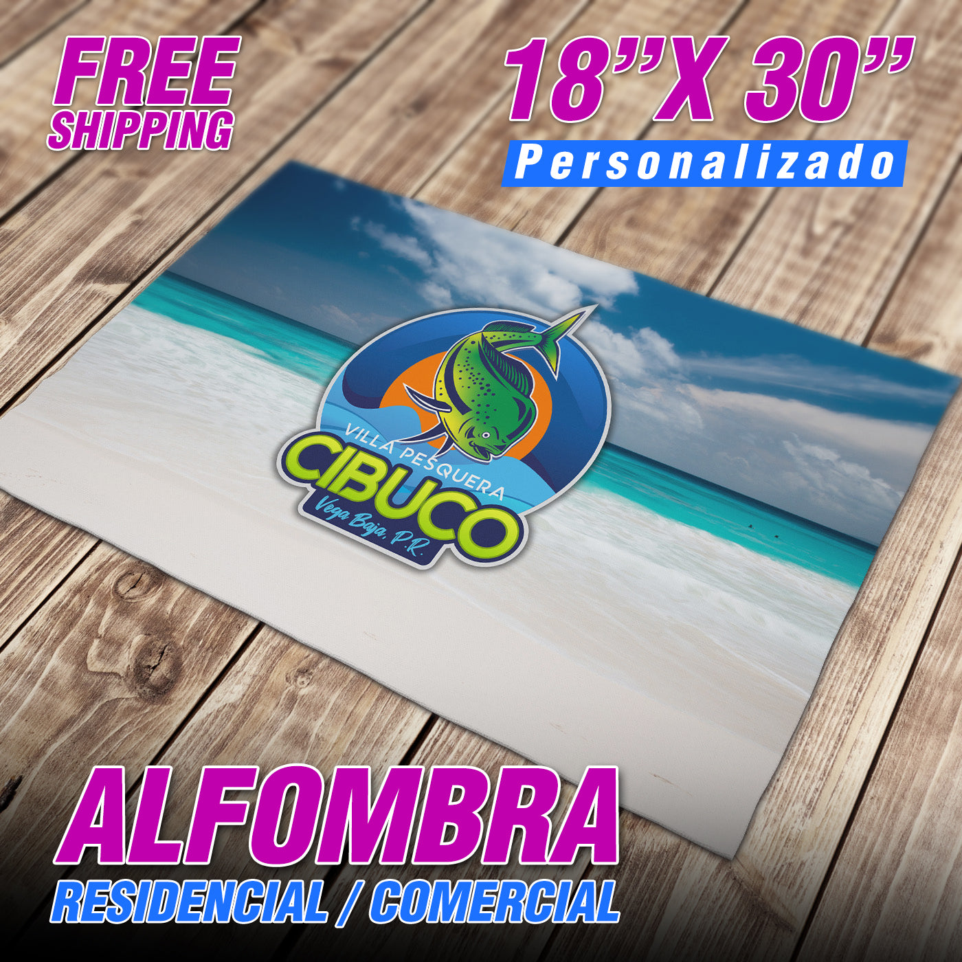 Alfombra Personalizada 18x 30 – creativoartcraft