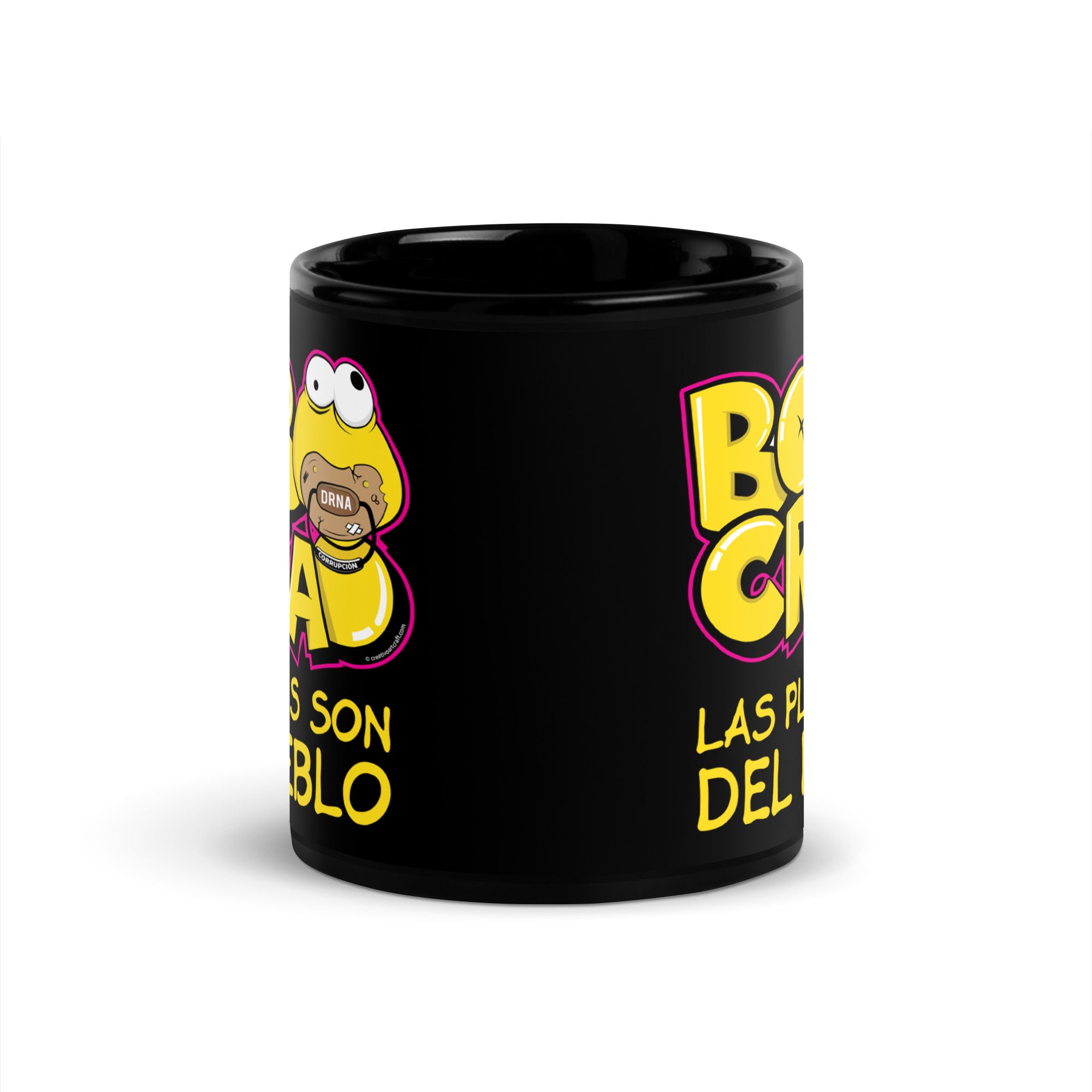 Bobo Criao Taza Ceramica Negra