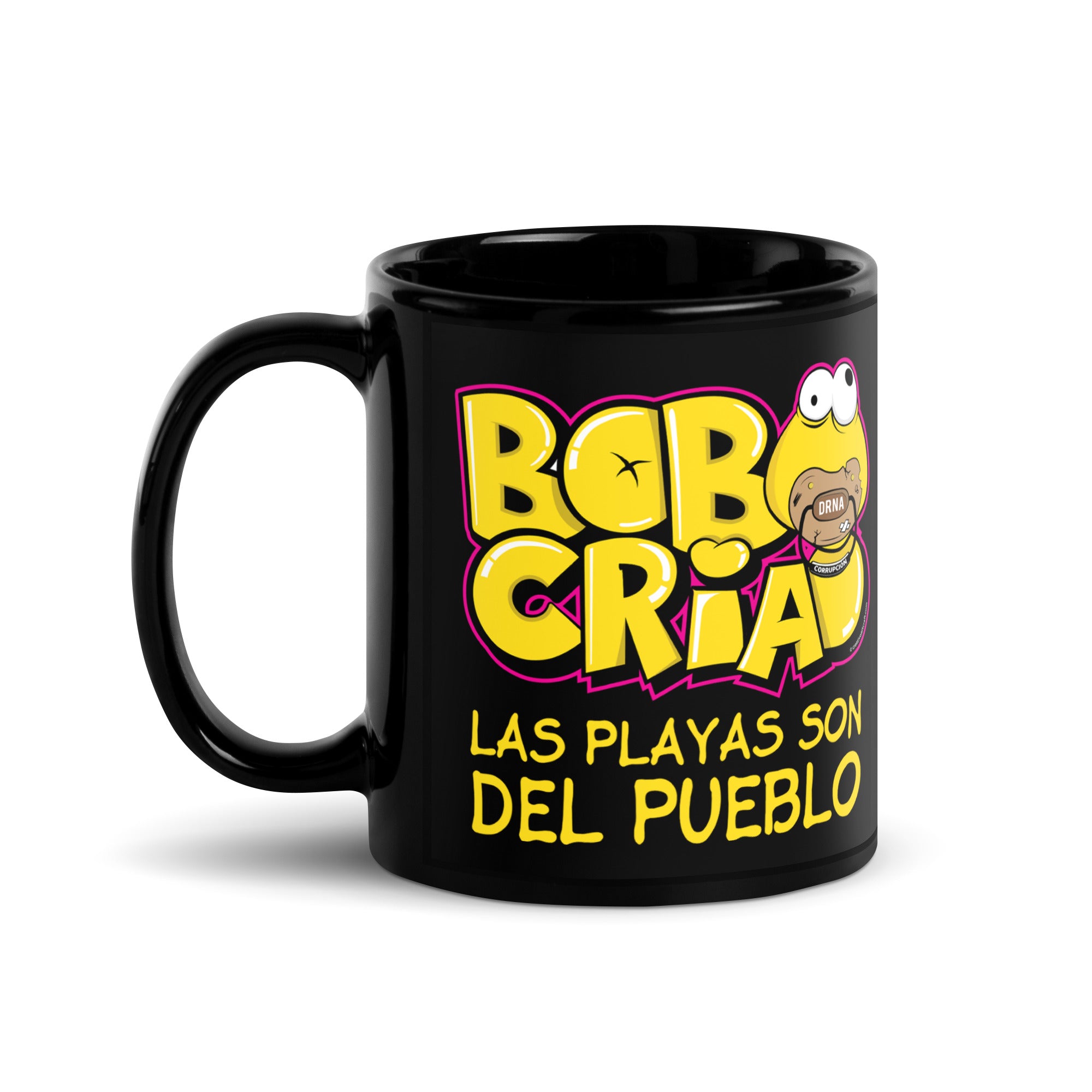 Bobo Criao Taza Ceramica Negra