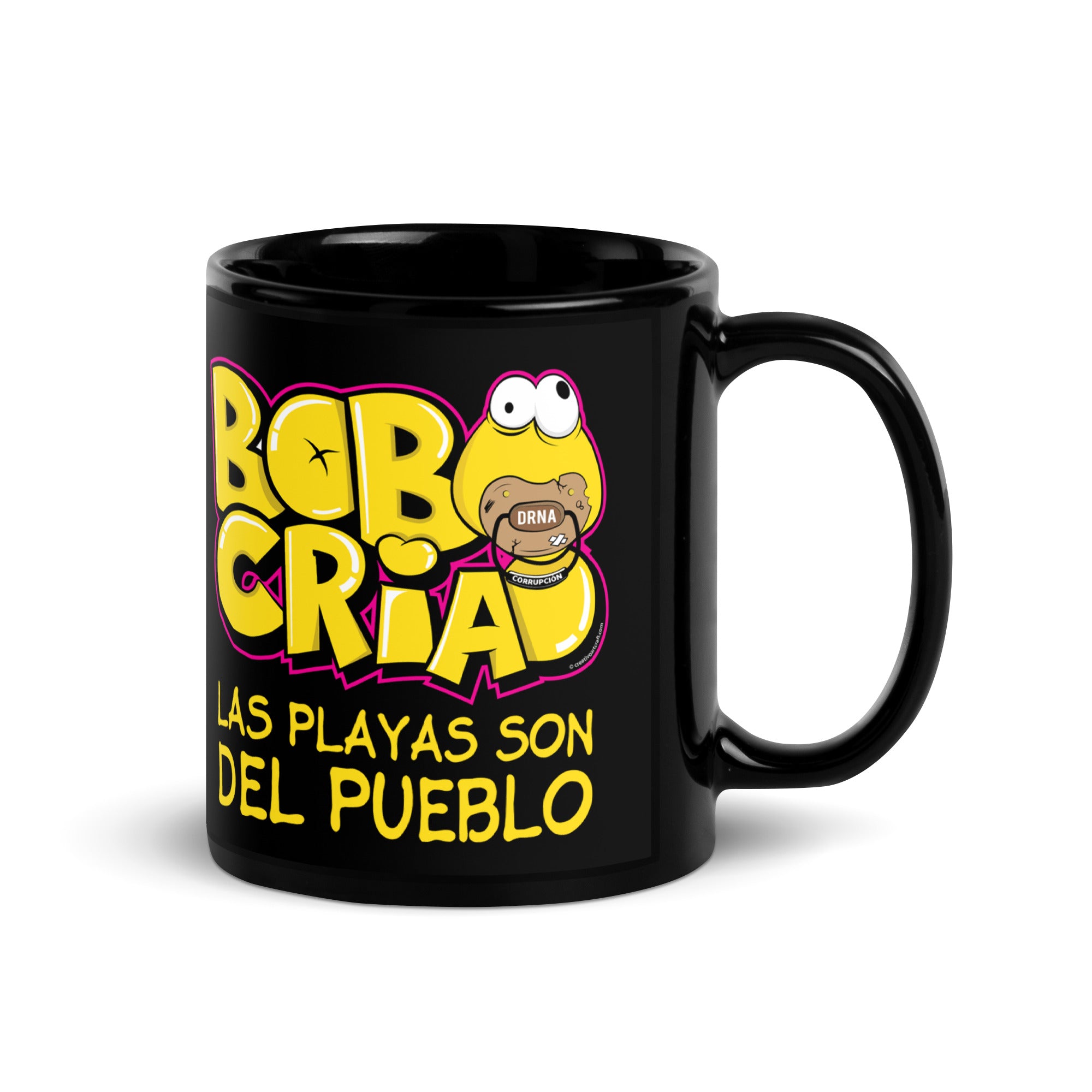 Bobo Criao Taza Ceramica Negra
