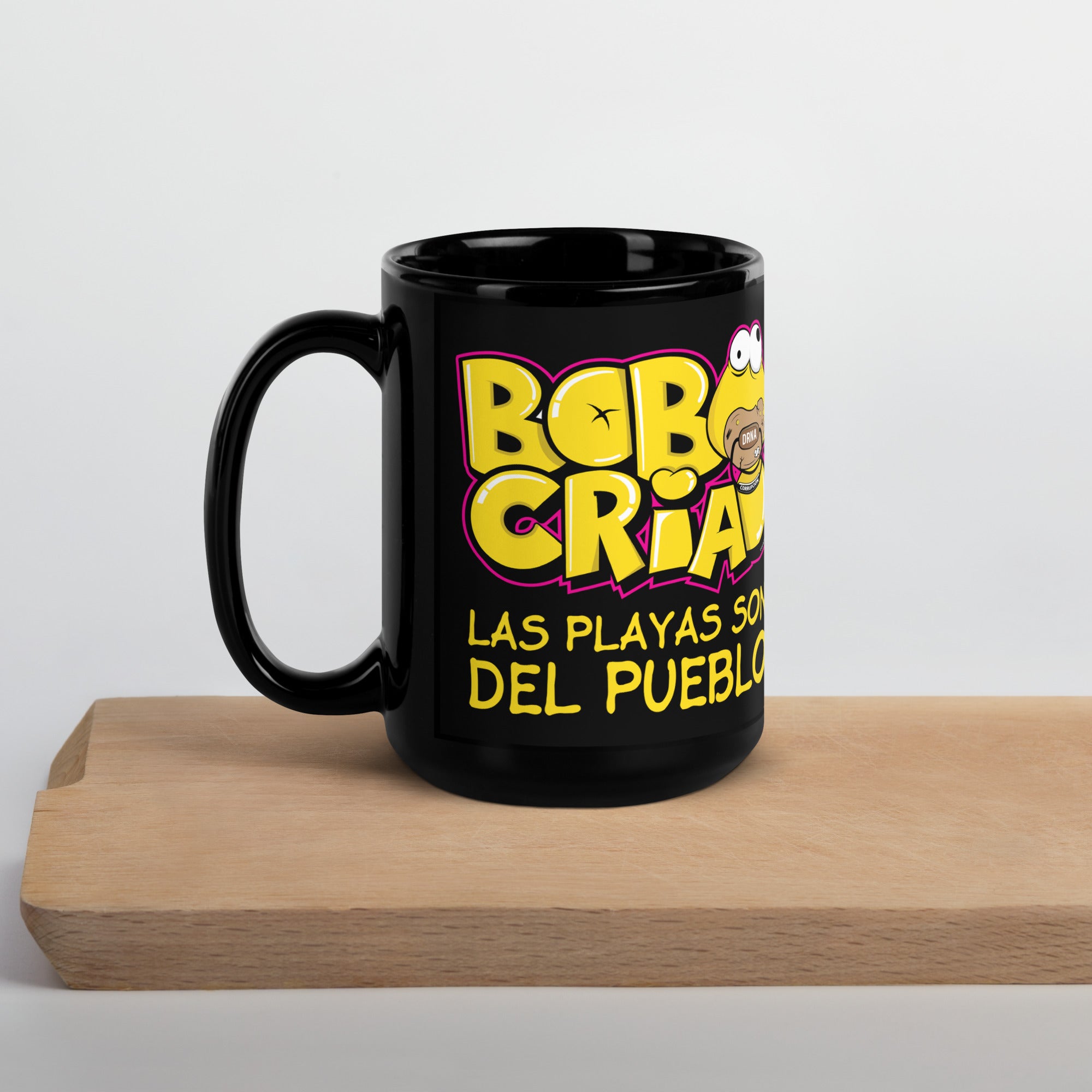 Bobo Criao Taza Ceramica Negra
