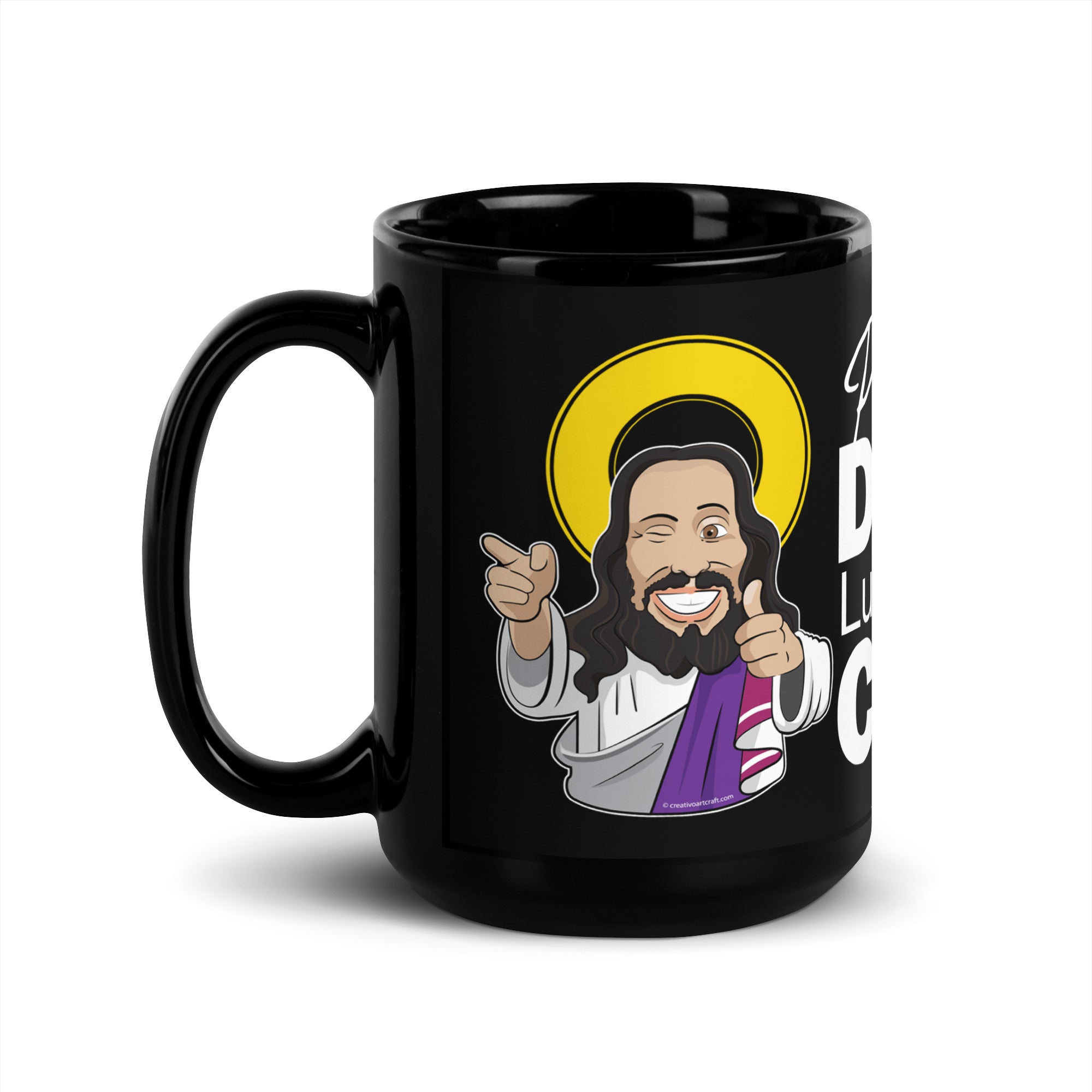 Primero Dios Y luego mi café - Taza Negra 11/15 onz