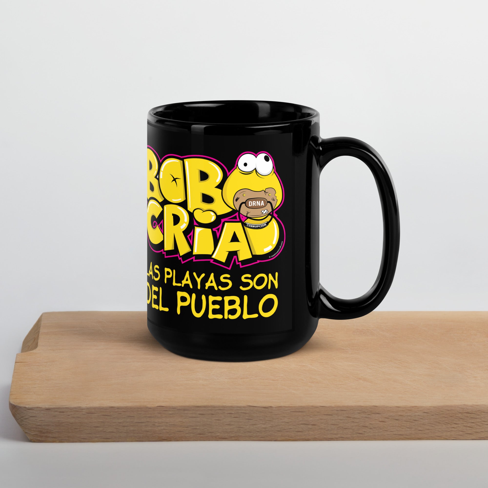 Bobo Criao Taza Ceramica Negra