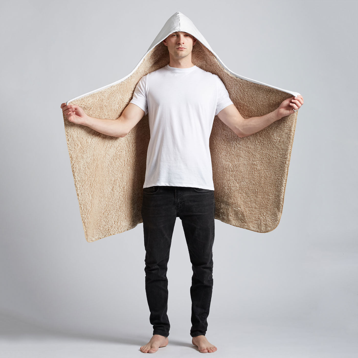 HOODED SHERPA BLANKET Custom #305