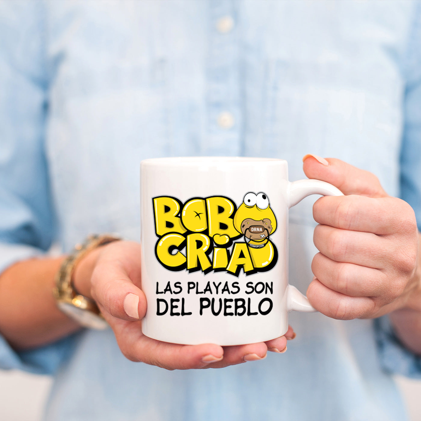 Bobo Criao Taza Ceramica Blanca 11/15onz
