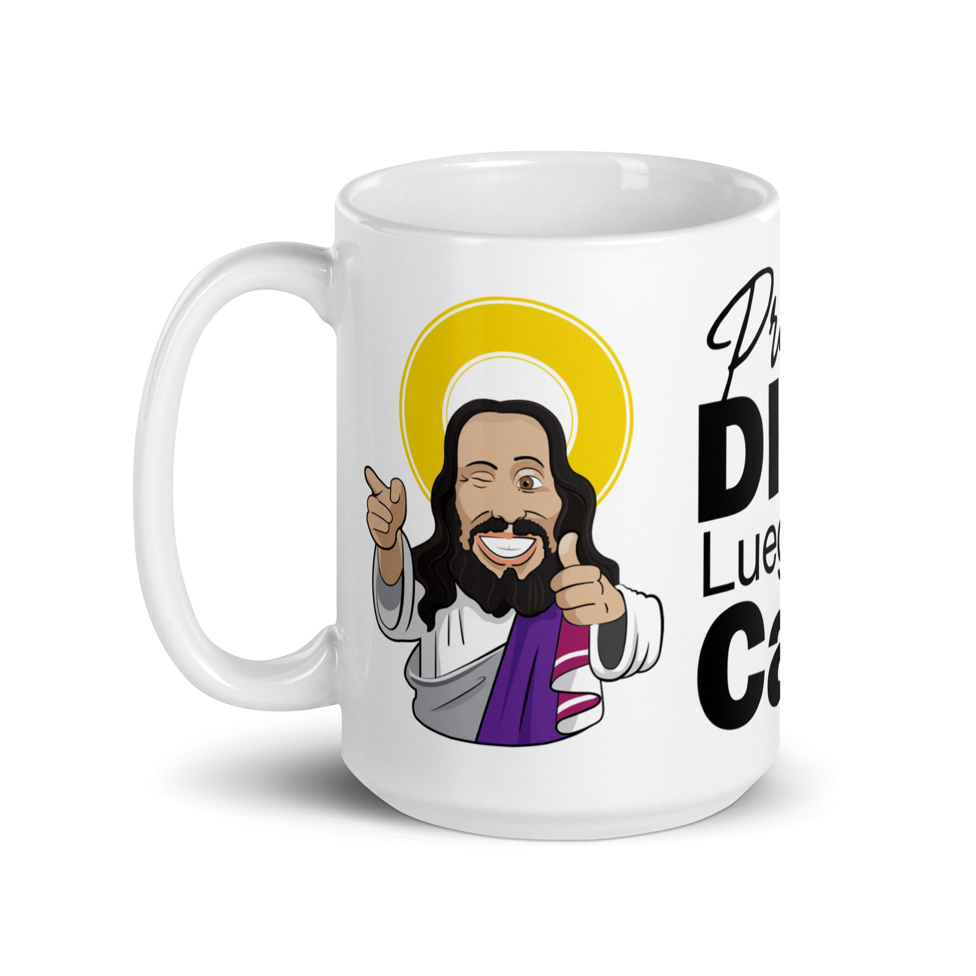 Primero Dios Y luego mi café - Taza Blanca 11/15 onz