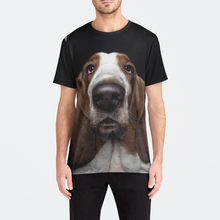 Load image into Gallery viewer, Basset Hound Mens Crew Tee #85
