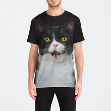 Load image into Gallery viewer, 3D Cat Mens Crew Tee #85