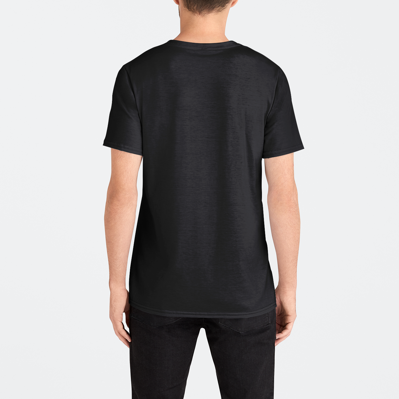 Basset Hound Mens Crew Tee #85