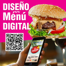 Load image into Gallery viewer, Digital Menu QR Code Restaurant